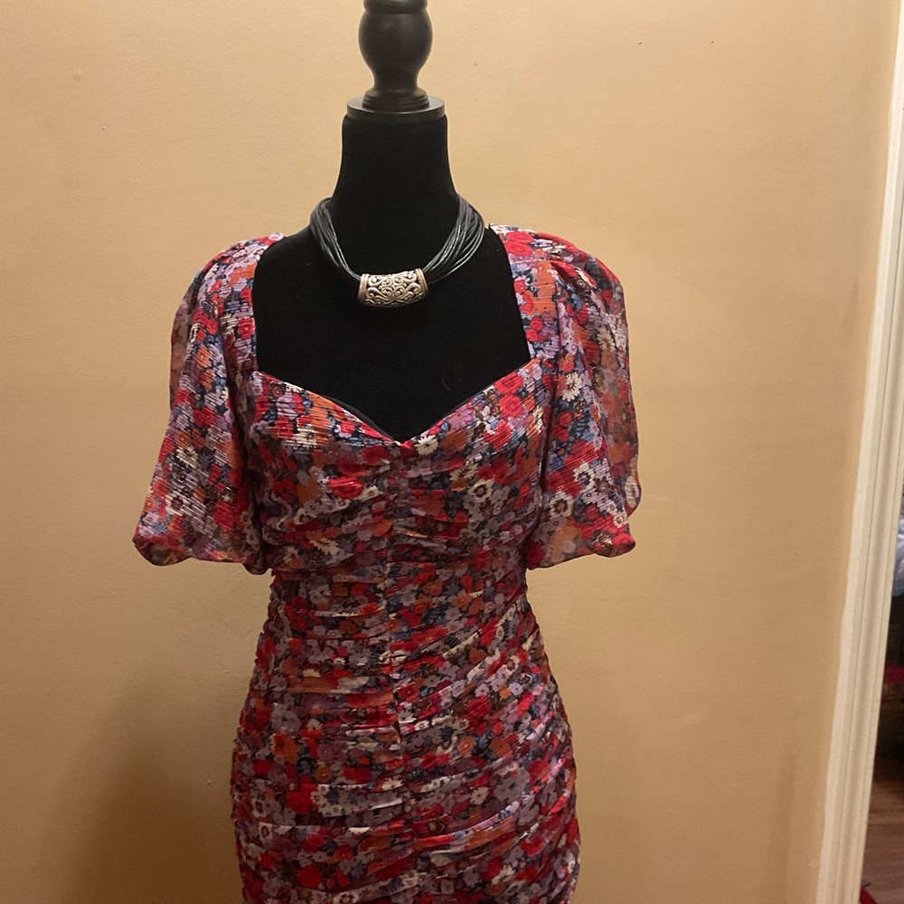 NWOT ZARA Floral Print dress size S